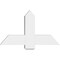 Ekena Millwork Eugene Architectural Grade PVC Gable Bracket, 36"W x 21"H x 4"D x 6"F, 14/12 Pitch GBP036X21X0406EUG00 - alternate 3
